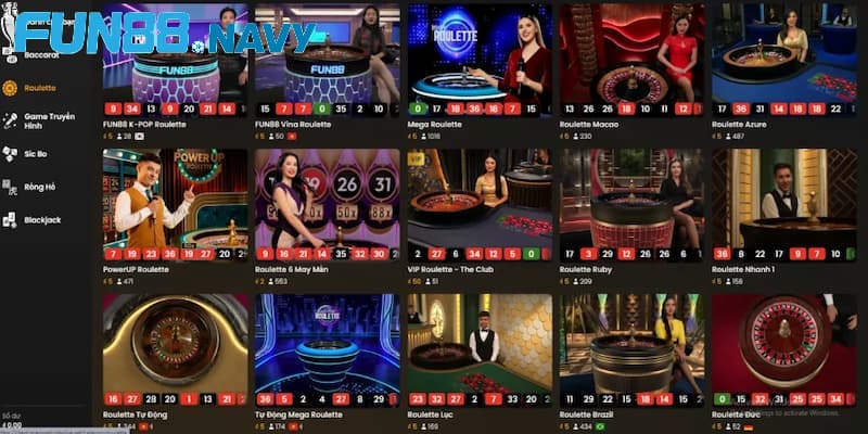 Roulette trở thành siêu phẩm giải trí đổi thưởng hot nhất FUN88