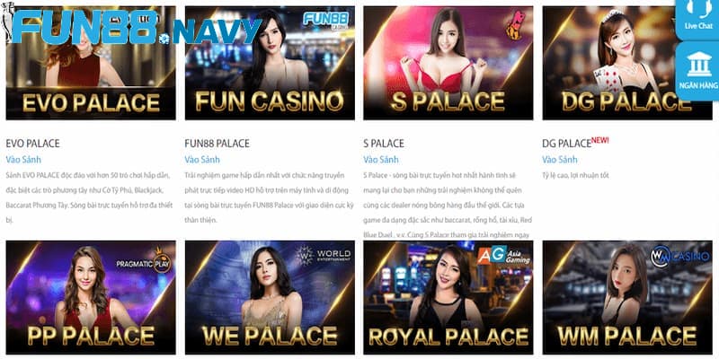 Tổng hợp dữ liệu về sân chơi đình đám PALACE tại FUN88